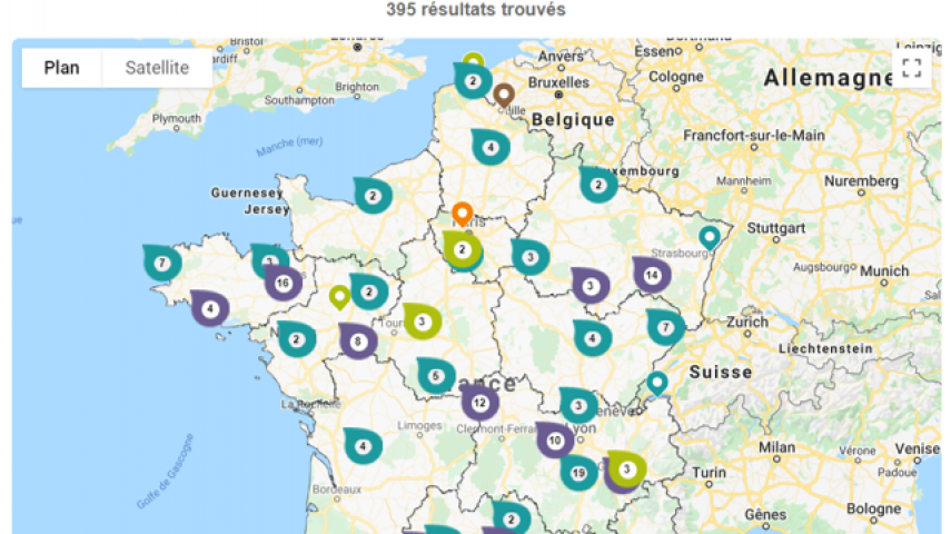 Carte interactive